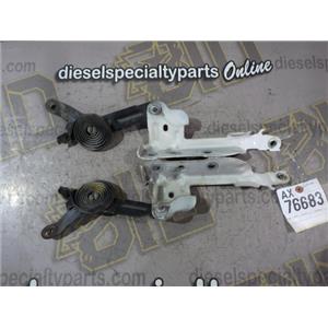 2008 2009 GMC SIERRA 3500 6.6 LMM DIESEL AUTO 4X4 OEM HOOD HINGES (WHITE) SET
