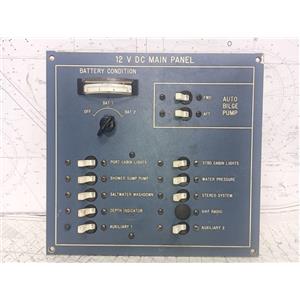 Boaters' Resale Shop of TX 2507 1901.17 PHOENIX 12VDC MAIN BREAKER 9 x 10" PANEL