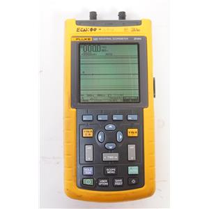 Fluke 123 Industrial ScopeMeter Oscilloscope/Multimeter/DMM/Scope Meter AS-IS