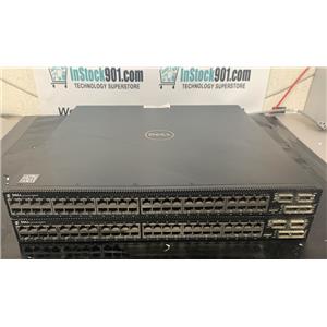 Lot 2 Dell Networking S4820T Force10 48-Port 10GbE 4Port QSFP Switch READ DESCRI