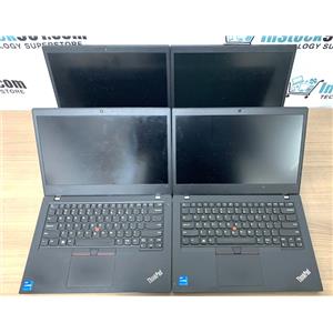Lot 4 Lenovo ThinkPad L14 Gen 2 i5-11 2.4GHz 8gb RAM 128gb SSD 14" FHD NO POWER