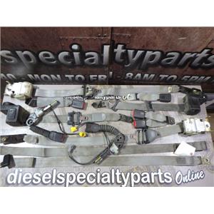 2003 2004 FORD F250 F350 XLT 5.4 TRITON ZF6 4X4 EXTENDED SEAT BELTS (GRAY) SET