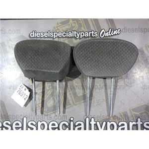 2003 2004 FORD F250 F350 XLT 5.4 ZF6 4X4 EXTENDED CAB HEAD RESTS (GRAY) CLOTH