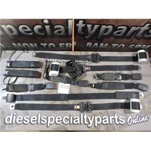2014 2015 DODGE RAM 3500 ST 6.7 DIESEL G56 4X4 CREWCAB REAR SEAT BELTS (BLACK)