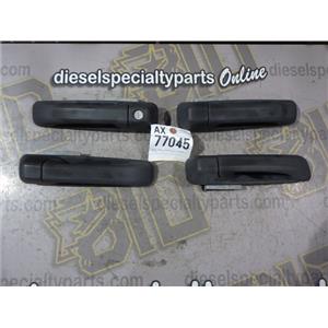 2014 2015 DODGE RAM 3500 ST 6.7 DIESEL G56 4X4 EXTERIOR DOOR HANDLES ( 4 ) BLACK