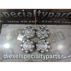 2014 2015 DODGE RAM 3500 ST 6.7 DIESEL G56 4X4 CENTER HUB CAPS (4)PLASTIC CHROME