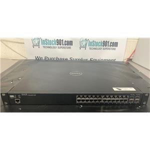 Dell Force10 S25 S25-01-GE-24T 24 Port Gigabit Network Switch RACK EAR+READ DESC
