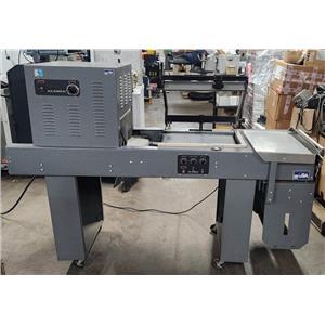 Clamco 120 Combo Shrink Wrap System w/ Power Take Away and Magnetic Pull Down
