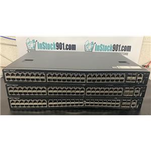 Lot 3 Dell EMC S3048-ON 48x 1GbE 4x SFP+ 10GbE Gigabit Ethernet Switch E14W001