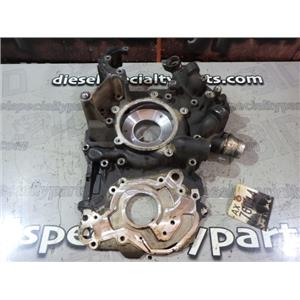 2008 2009 FORD F550 CREWCAB 6.4 DIESEL FRONT ENGINE TIMING COVER 1848172C1