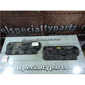 2008 2009 FORD F550 CREWCAB 6.4 DIESEL ENGINE OEM VALVE COVERS (SET) RIGHT/LEFT