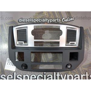 2008 2009 DODGE 3500 SLT 6.7 DIESEL AUTO 4X4 CENTRE DASH PANEL COVER (CHARCOAL)