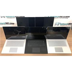 Lot 5 Surface Laptop 4 i7-1185G7 3.0GHz 16gb RAM 128gb SSD 15" Touch NO POWER