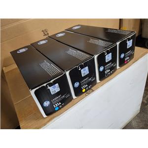 Full Set of Four Genuine HP 131A Toner Cartridges New Unused Sealed Original HP