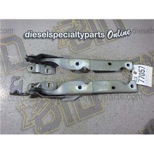 2011 2012 FORD F350 XLT 6.7 DIESEL AUTO 4X4 HOOD HINGES SET (2) GRAY OEM