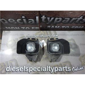2011 2012 FORD F350 XLT 6.7 DIESEL AUTO 4X4 FOG LIGHT SET WITH BRACKETS (2) OEM