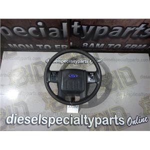 2011 2012 FORD F350 XLT 6.7 DIESEL AUTO 4X4 STEERING WHEEL *NOT PERFECT * 6/10