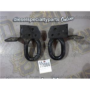2011 2012 FORD F350 XLT 6.7 DIESEL AUTO 4X4 OEM FRONT FRAME MOUNT TOW HOOKS