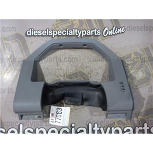 2011 2012 FORD F350 XLT 6.7 DIESEL AUTO 4X4 GAUGE CLUSTER SURROUND BEZEL - GRAY