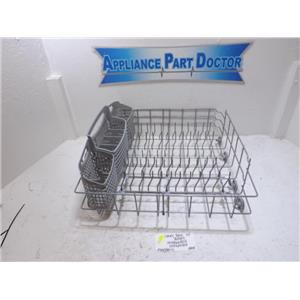 Frigidaire Dishwasher 154866803 154424002 Lower Rack W/ Basket Used