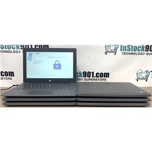 Lot 6 HP Chromebook 11A G8 EE AMD A4-9120C 1.6GHz 11.6" 4gb RAM 32gb SSD