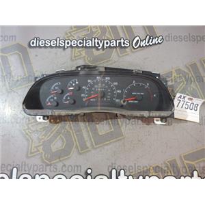 2000 2001 FORD F250 F350 7.3 DIESEL ZF6 2WD REG. CAB GAUGE CLUSTER XC3F10849EE