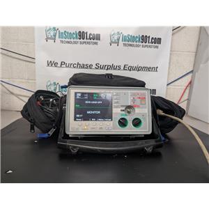 ZOLL E-SERIES 12 Lead PATIENT MONITOR w/ Travel Case (Missing Knob)