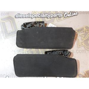 1989 1990 CHEVROLET CORVETTE 5.7 AUTO CONVERTIBLE SUN VISOR SET ( 2 ) BLACK OEM