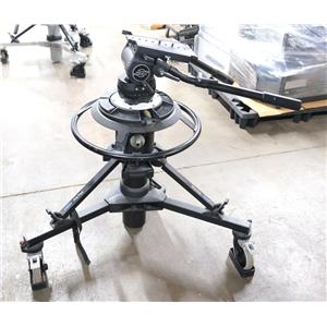 Sachtler Video 60 Plus Fluid Head with Vinten Pro-Ped Studio Camera Pedestal