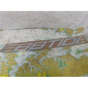 Boaters' Resale Shop of TX 2508 0201.27 "EBBTIDE" 3" x 7" LETTERING DECAL