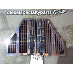 2008 2009 2010 FORD F350 XLT 6.4 DIESEL AUTO OEM FENDER EMBLEMS (SET) L/R