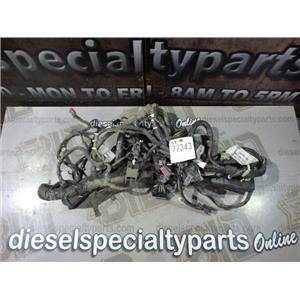 2009 2010 FORD F350 XLT EXT CAB 6.4 DIESEL AUTO 4X4 DASH WIRING HARNESS