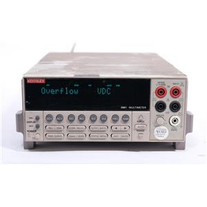 Keithley 2001 7.5 Digit 7 1/2 Digit Multimeter DMM AS-IS
