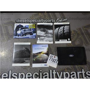 2014 FORD F150 LARIAT 3.5 ECO BOOST AUTO 4X4 OEM OWNERS MANUAL WITH CASE