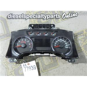 2013 2014 FORD F150 LARIAT 3.5 ECO BOOST AUTO 4X4 INSTRUMENT GAUGE CLUSTER OEM