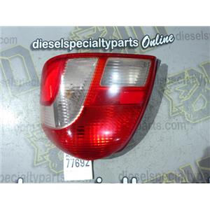 2001 2002 TOYOTA ECHO 2DR 4CLY 1.5L MANUAL PASSENGER SIDE TAIL LIGHT ASSEMBLY
