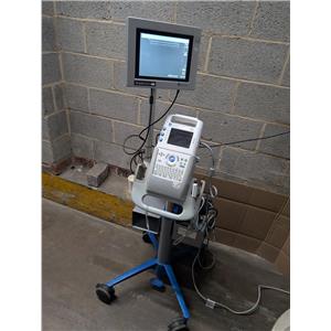 Sonosite 180 Plus Portable Ultrasound w/ 2 L38 Probes, C15 probe, & Rolling Cart