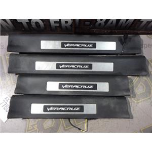 2008 2009 HYUNDAI VERACRUZ 3.8L AUTO OEM ILLUMINATED KICK PANEL SILL PLATES SET