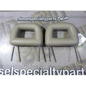 2003 2004 BUICK REGAL LS 3.8 V6 AUTO OEM FRONT SEAT LEATHER HEAD RESTS (TAN)