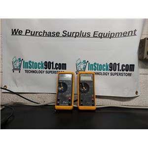 Lot of 2 Fluke 77/BN Multimeter