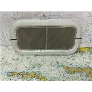 Boaters' Resale Shop of TX 2510 1106.07 LEWMAR #1 OPENING PORT, TRIM & SCREEN