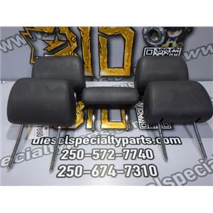2007 2008 VOLKSWAGEN TOUAREG 3.6L V6 AUTO AWD OEM HEAD RESTS (SET) BLACK LEATHER