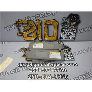 2007 2008 VOLKSWAGEN TOUAREG 3.6L V6 AUTO AWD SUN VISORS ( 2 ) GREY OEM