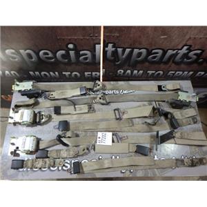 2002 2003 FORD F350 LARIAT CREWCAB 7.3 DIESEL AUTO 4X4 OEM SEAT BELTS (TAN) SET