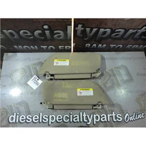 2002 2003 FORD F350 LARIAT CREWCAB 7.3 DIESEL AUTO 4X4 DOUBLE SUN VISORS ( TAN )