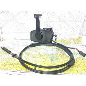 Boaters' Resale Shop of TX 2509 5541.14 OMC THROTTLE BOX 176381 w TRIM & CABLES