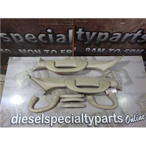 2002 2003 FORD F350 LARIAT CREWCAB A-PILLAR GRAB HANDLES SET (7) PIECES TAN SET