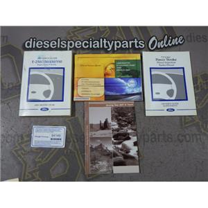 2003 FORD F350 LARIAT 7.3 DIESEL AUTO 4X4 OEM OWNERS MANUAL W/ CASE