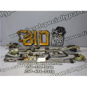 2002 2003 FORD F350 LARIAT CREWCAB 7.3 DIESEL AUTO 4X4 OEM SEAT BELTS (6) PASS