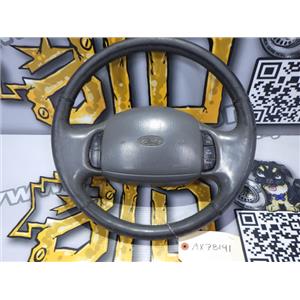 2002 2003 FORD F350 LARIAT 7.3 DIESEL AUTO 4X4 STEER WHEEL (GRAY) HORN CONTROLS